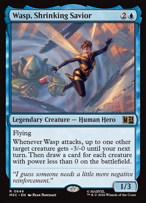 MSC, Wasp, Shrinking Savior, Standard, 646, R, Near Mint, Normal, EN
