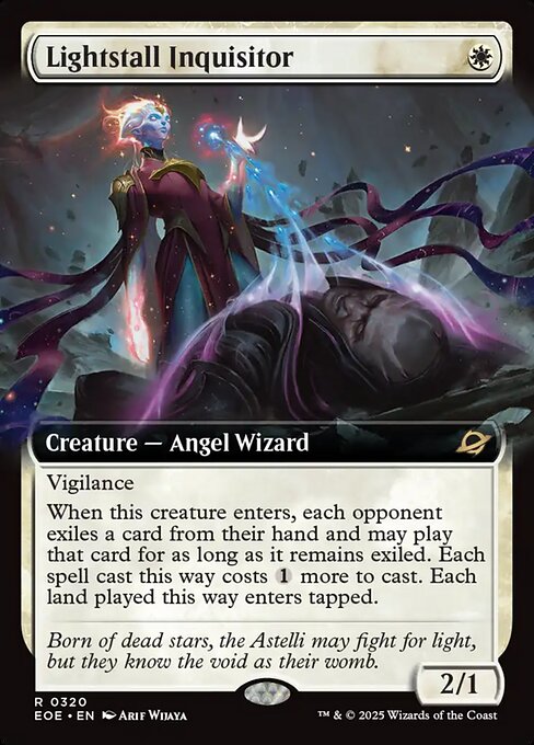 EOE, Lightstall Inquisitor, (Extended Art), 320, R, Near Mint, Normal, EN