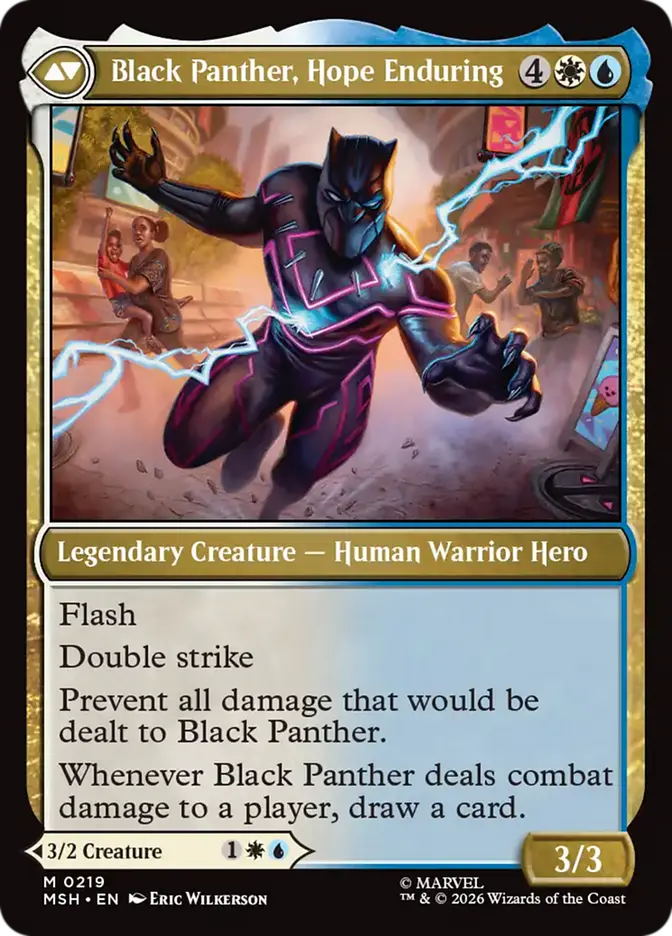 MSH, King T'Challa // Black Panther, Hope Enduring, Standard, 219, M, Near Mint, Normal, EN