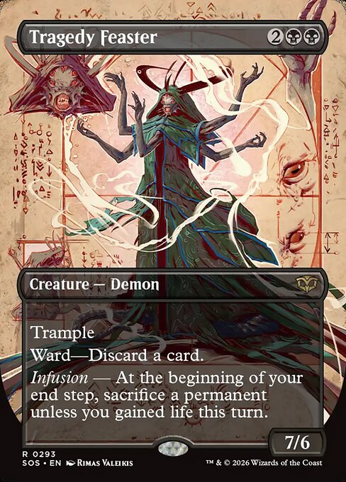 SOS, Tragedy Feaster, (Showcase), 293, R, Near Mint, (Foil), EN