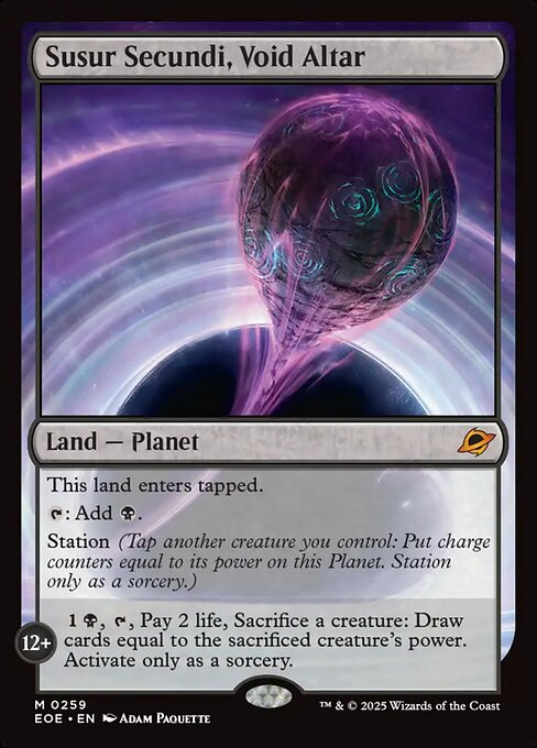 EOE, Susur Secundi, Void Altar, Standard, 259, M, Near Mint, (Foil), EN