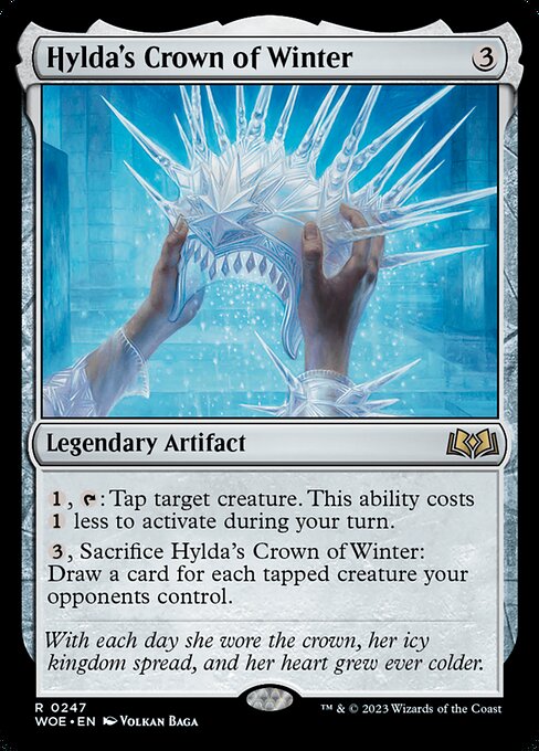 WOE, Hylda's Crown of Winter, Standard, 247, R, Near Mint, Normal, EN