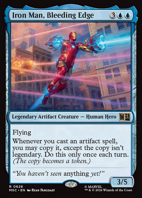 MSC, Iron Man, Bleeding Edge, Standard, 626, R, Near Mint, Normal, EN