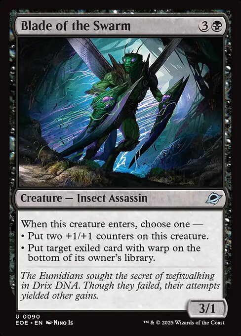 EOE, Blade of the Swarm, Standard, 90, U, Near Mint, Normal, EN