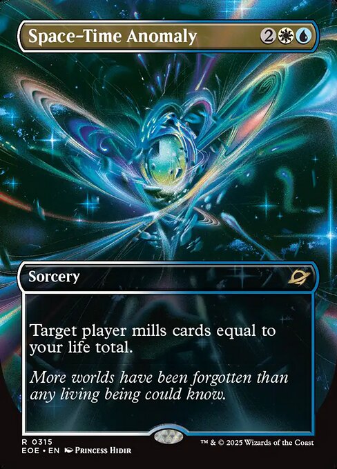 EOE, Space-Time Anomaly, (Borderless), 315, R, Near Mint, (Foil), EN