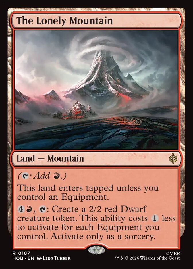 HOB, The Lonely Mountain, Standard, 187, R, Near Mint, Normal, EN