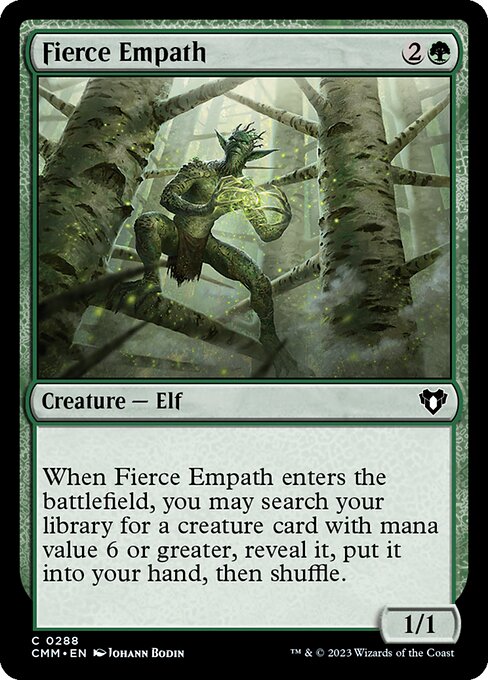CMM, Fierce Empath, Standard, 288, C, Near Mint, (Foil), EN