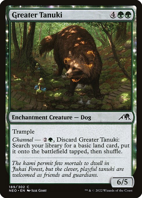 NEO, Greater Tanuki, Standard, 189, C, Near Mint, Normal, EN