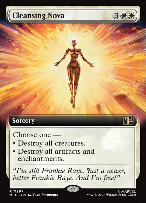 MSC, Cleansing Nova, (Extended Art), 297, R, Near Mint, Normal, EN