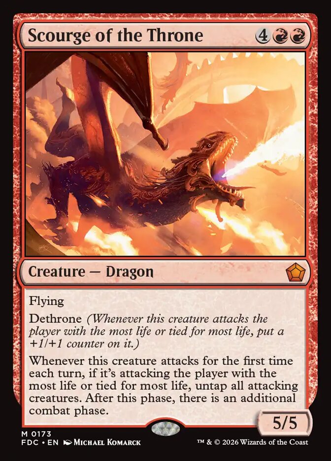 FDC, Scourge of the Throne, Standard, 173, M, Near Mint, Normal, EN