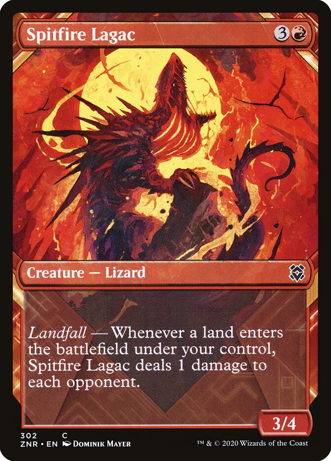 ZNR, Spitfire Lagac, (Showcase), 302, C, Near Mint, Normal, EN