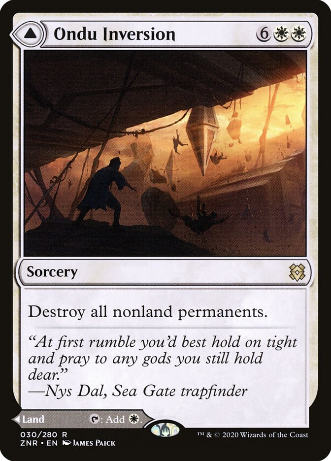 ZNR, Ondu Inversion // Ondu Skyruins, Standard, 30, R, Near Mint, (Foil), EN