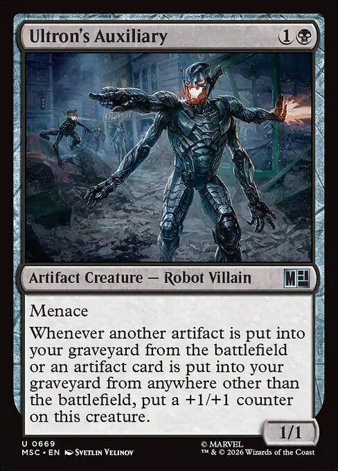MSC, Ultron's Auxiliary, Standard, 669, U, Near Mint, Normal, EN