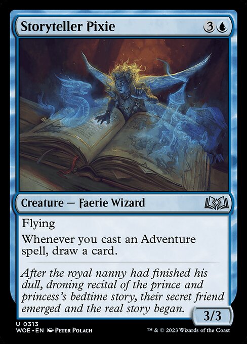 WOE, Storyteller Pixie, Standard, 313, U, Near Mint, (Foil), EN