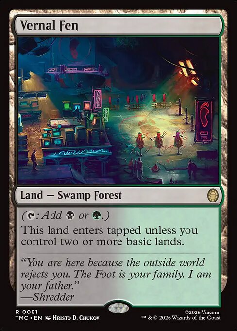 TMC, Vernal Fen, Standard, 81, R, Near Mint, (Foil), EN