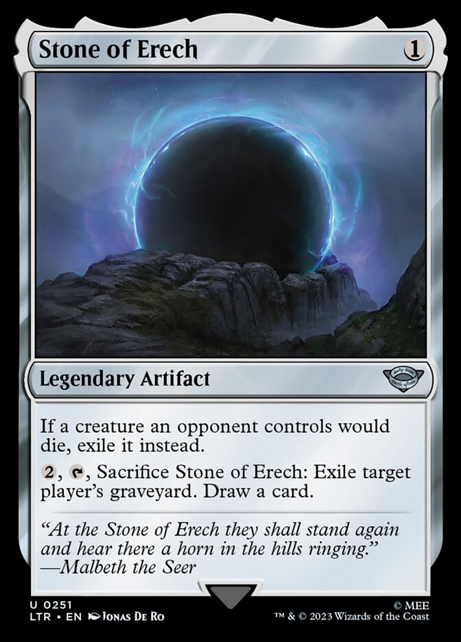 LTR, Stone of Erech, Standard, 251, U, Near Mint, Normal, EN