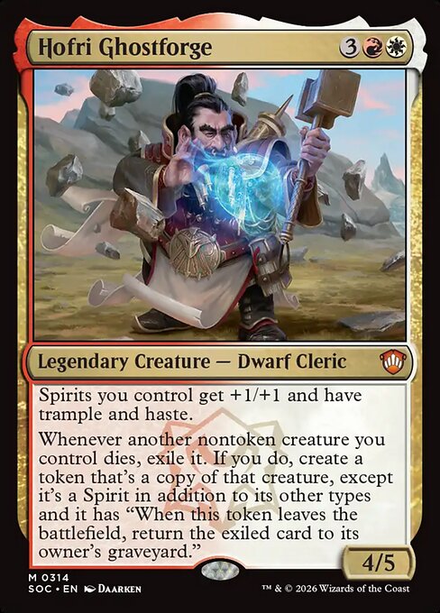 SOC, Hofri Ghostforge, Standard, 314, M, Near Mint, Normal, EN