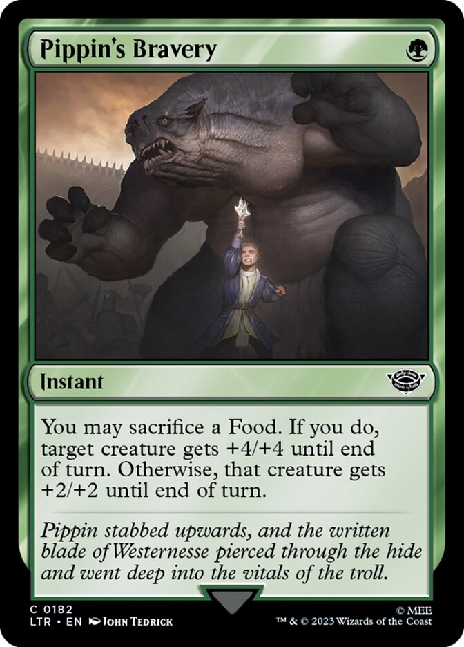 LTR, Pippin's Bravery, Standard, 182, C, Near Mint, Normal, EN