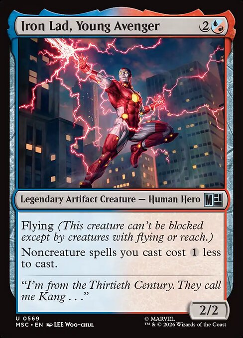 MSC, Iron Lad, Young Avenger, Standard, 569, U, Near Mint, Normal, EN