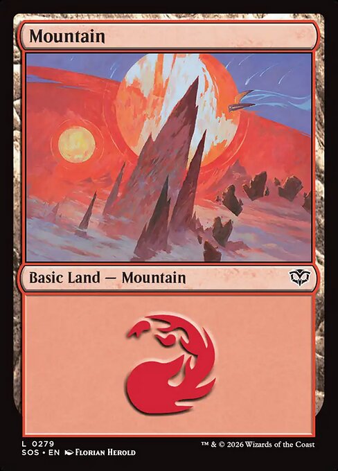 SOS, Mountain, Standard, 279, C, Near Mint, (Foil), EN