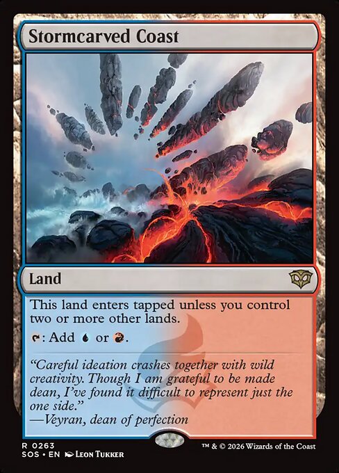 SOS, Stormcarved Coast, Standard, 263, R, Near Mint, Normal, EN