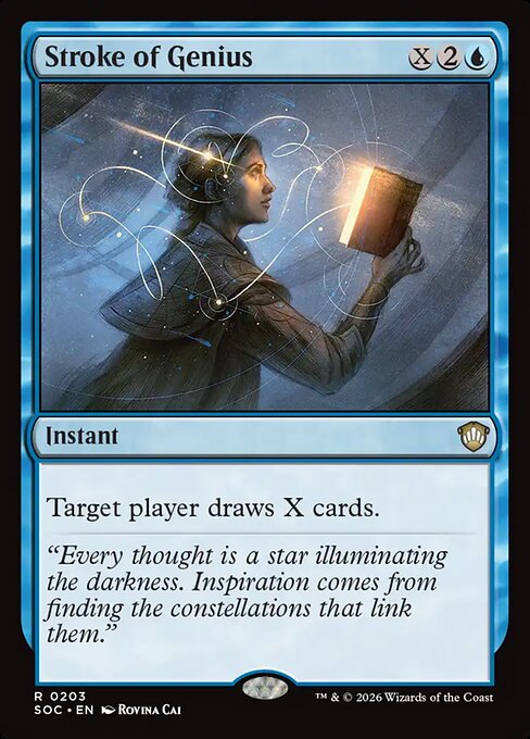 SOC, Stroke of Genius, Standard, 203, R, Near Mint, Normal, EN