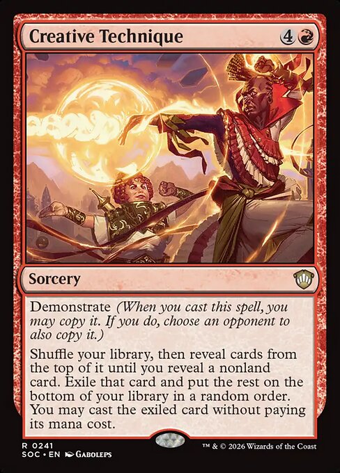 SOC, Creative Technique, Standard, 241, R, Near Mint, Normal, EN