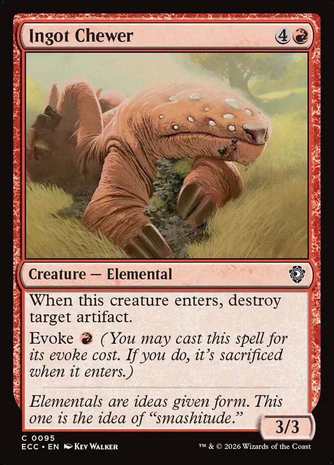 ECC, Ingot Chewer, Standard, 95, C, Near Mint, Normal, EN