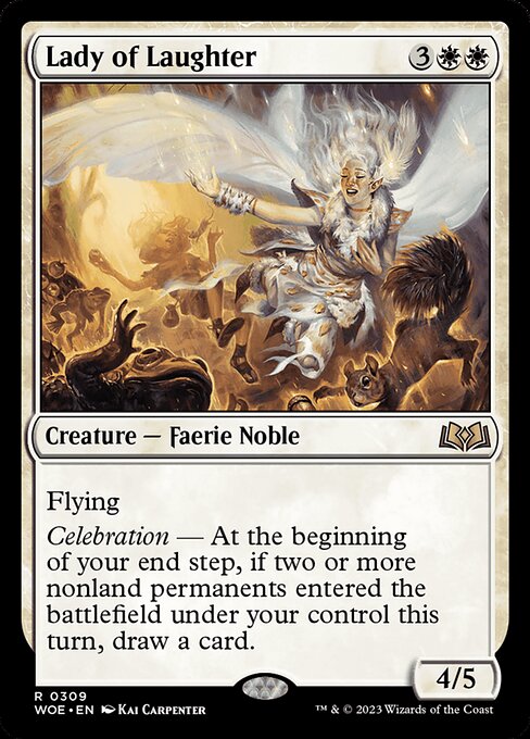 WOE, Lady of Laughter, Standard, 309, R, Near Mint, Normal, EN