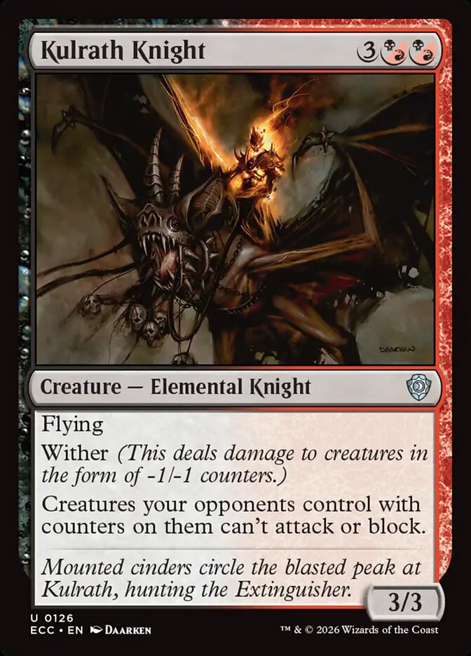 ECC, Kulrath Knight, Standard, 126, U, Near Mint, Normal, EN