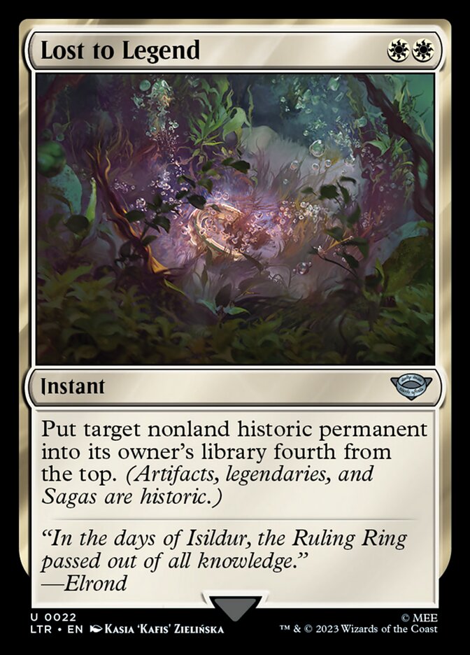 LTR, Lost to Legend, Standard, 22, U, Near Mint, Normal, EN