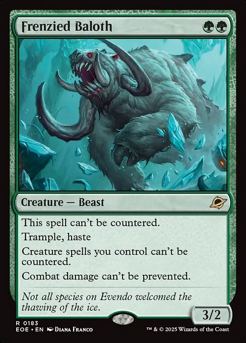EOE, Frenzied Baloth, Standard, 183, R, Near Mint, (Foil), EN
