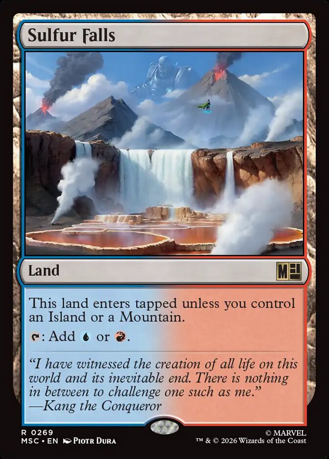 MSC, Sulfur Falls, Standard, 269, R, Near Mint, (Surge Foil), EN