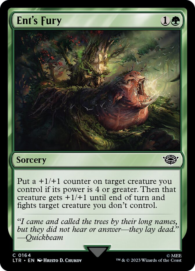 LTR, Ent's Fury, Standard, 164, C, Near Mint, Normal, EN