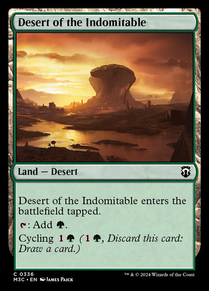 M3C, Desert of the Indomitable, Standard, 336, C, Near Mint, Normal, EN
