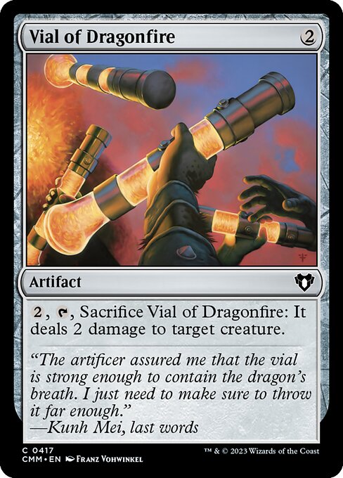 CMM, Vial of Dragonfire, Standard, 417, C, Near Mint, Normal, EN