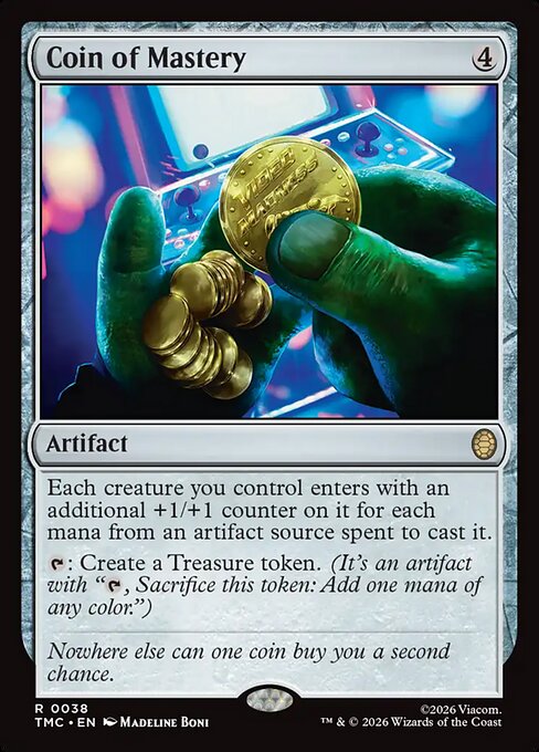 TMC, Coin of Mastery, Standard, 38, R, Near Mint, (Normal), EN