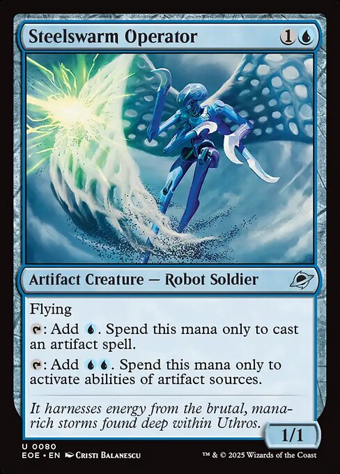 EOE, Steelswarm Operator, Standard, 80, U, Near Mint, Normal, EN