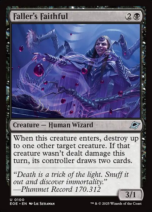 EOE, Faller's Faithful, Standard, 100, U, Near Mint, Normal, EN