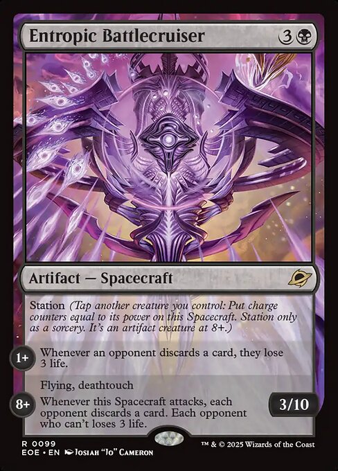 EOE, Entropic Battlecruiser, Standard, 99, R, Near Mint, (Foil), EN