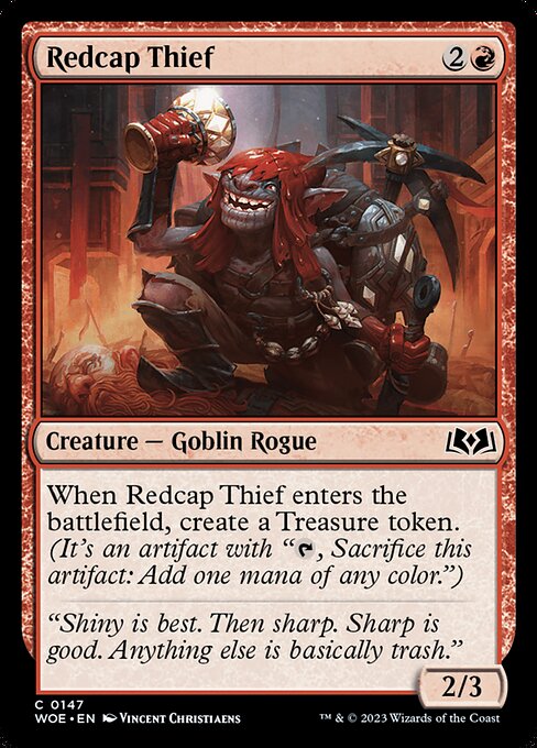 WOE, Redcap Thief, Standard, 147, C, Near Mint, Normal, EN