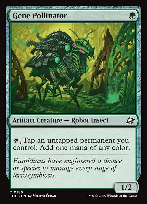 EOE, Gene Pollinator, Standard, 186, C, Near Mint, (Foil), EN
