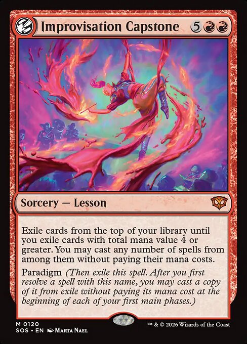 SOS, Improvisation Capstone, Standard, 120, M, Near Mint, (Foil), EN