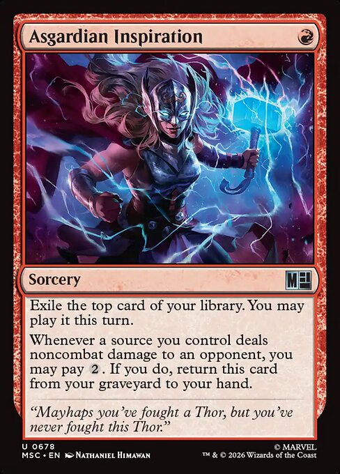 MSC, Asgardian Inspiration, Standard, 678, U, Near Mint, Normal, EN