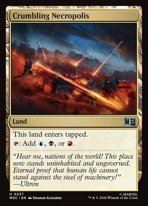 MSC, Crumbling Necropolis, Standard, 237, U, Near Mint, (Surge Foil), EN