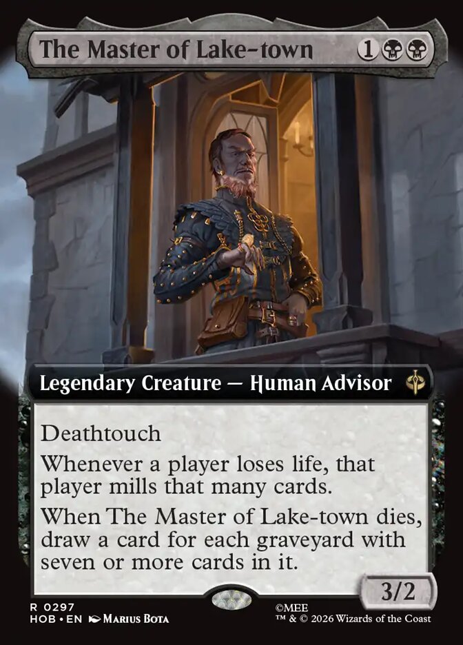 HOB, The Master of Lake-town, (Extended Art), 297, R, Near Mint, Normal, EN