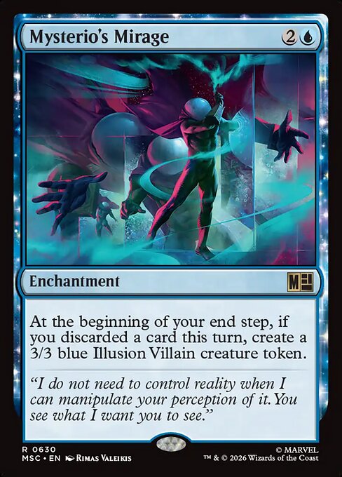 MSC, Mysterio's Mirage, Standard, 630, R, Near Mint, Normal, EN