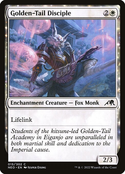 NEO, Golden-Tail Disciple, Standard, 15, C, Near Mint, Normal, EN