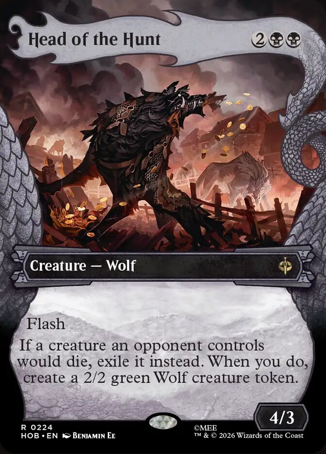 HOB, Head of the Hunt, (Showcase), 224, R, Near Mint, (Foil), EN