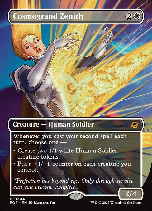 EOE, Cosmogrand Zenith, (Borderless), 304, M, Near Mint, (Foil), EN